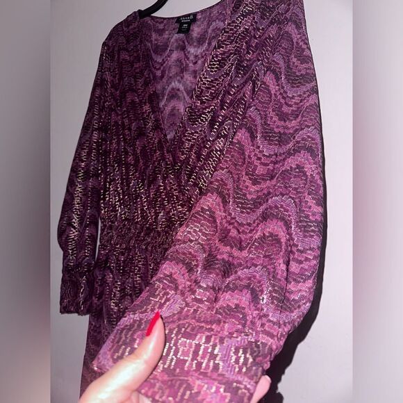 Alexa B | Long Sleeve Flowing Maxi Dress Size 18 - Picture 5 of 9